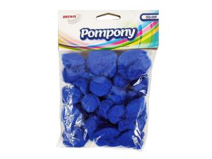 POMPONY POM37 SUPER PUSZYSTE NIEBIESKIE