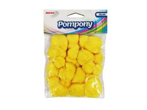 POMPONY POM39 SUPER PUSZYSTE ŻÓŁTE