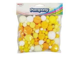 POMPONY POM53 ODCIENIE ŻÓŁTEGO I BIAŁEGO BREWIS