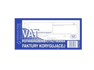 POTWIERDZENIE OTRZYMANIA FAKTURY KORYGUJĄCE 108-8