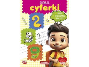 POZNAJĘ CYFERKI Z NAKLEJKAMI MARTEL