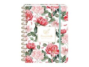 PRZEPIŚNIK Z GUMKĄ A5 240 90G FLOWERS