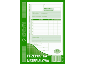 PRZEPUSTKA MATERIAŁOWA 322-3