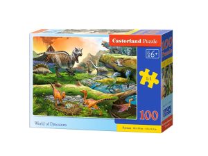 PUZZLE 100 B-111084 WORD OF DINOSAURS CASTOR