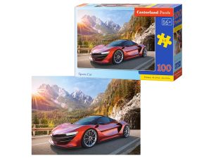 PUZZLE 100 B-111107 SPORTS CAR CASTOR