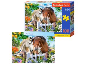PUZZLE 100 B-111121 BEST FRIENDS CASTOR