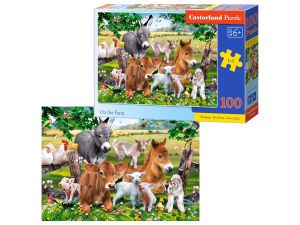 PUZZLE 100 B-111138 ON THE FARM CASTOR