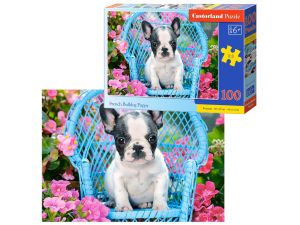 PUZZLE 100 B-111152 FRENCH BULLDOG PUPPY CASTOR