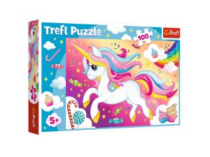 PUZZLE 100 PIĘKNY JEDNOROŻEC 16386 TREFL