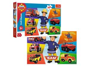 PUZZLE 100 POJAZDY STRAŻAKA SAMA TREFL 16354