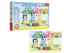 PUZZLE 100 WESOŁY ŚWIAT BLUE TREFL