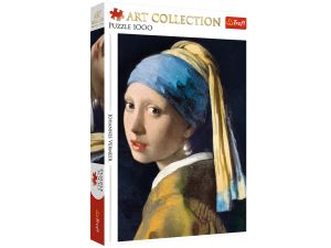 PUZZLE 1000 ART COLLECTION DZIEW. Z PERŁĄ TREFL