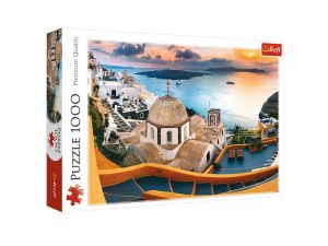 PUZZLE 1000 BAJKOWE SANTORINI 10445 TREFL