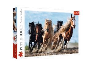 PUZZLE 1000 GALOPUJĄCE KONIE 10446 TREFL