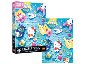 PUZZLE 1000 HELLO KITTY LETNI RELAKS 0677 TREFL