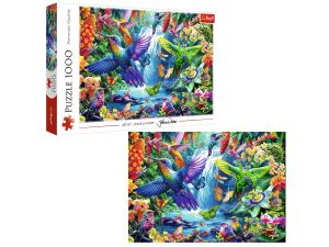 PUZZLE 1000 KOLIBRY W TROPIKACH TREFL