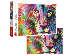 PUZZLE 1000 KOLOROWY LEW 10707 TREFL