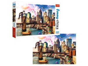 PUZZLE 1000 KOTY W NOWYM YORKU 10595 TREFL