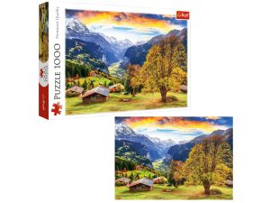 PUZZLE 1000 MALOWNICZA ALPEJSKA WIOSKA TREFL