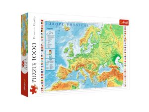 PUZZLE 1000 MAPA FIZYCZNA EUROPY 10605 TREFL