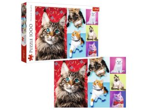 PUZZLE 1000 WESOŁE KOTY 10591 TREFL