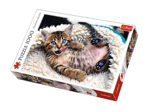 PUZZLE 1000 WESOŁY KOTEK 10448 TREFL