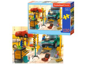 PUZZLE 120 EL. B-13531-1 CAR WORKSHOP CASTOR
