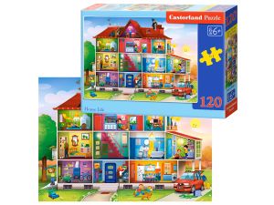 PUZZLE 120 EL. B-13548-1 HOUSE LIFE CASTOR