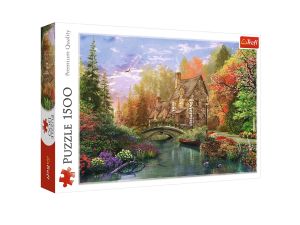 PUZZLE 1500 CHATKA NAD JEZIOREM 26136 TREFL