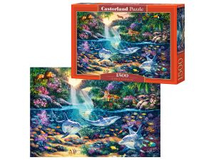 PUZZLE 1500 EL. JUNGLE PARADISE CASTOR