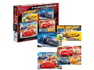 PUZZLE 20+60+100+180 CARS 3 07714 CLEMENTONI