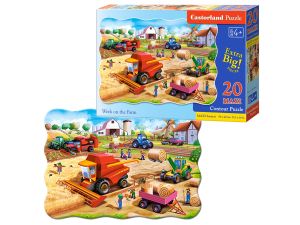 PUZZLE 20 EL.MAXI C-02436 WORK ON THE FARM CASTOR