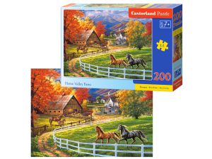 PUZZLE 200 B-222124 HORSE VALLEY FARM CASTOR