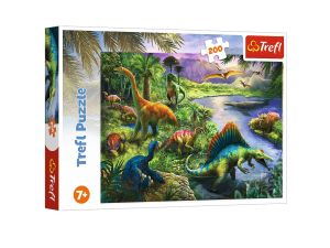 PUZZLE 200 DRAPIEŻNE DINOZAURY 13281 TREFL