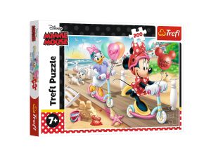 PUZZLE 200 MINNIE NA PLAŻY 13262 TREFL