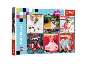 PUZZLE 200 WESOŁE PSY 13279 TREFL