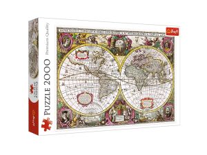 PUZZLE 2000 MAPA ZIEMI 27095 TREFL