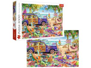 PUZZLE 2000 TROPIKALNE WAKACJE 27109 TREFL 