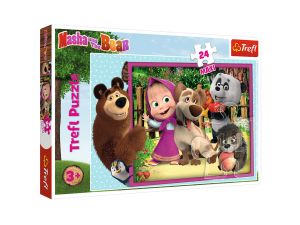 PUZZLE 24 MAXI MASZA I NIEDŹWIEDŹ 14301 TREFL