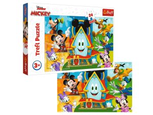 PUZZLE 24 MAXI MYSZKA MIKI I PRZYJACIELE TREFL 