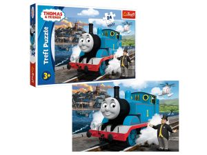 PUZZLE 24 MAXI WESOŁY DZIEŃ TOMKA 14317 TREFL 