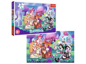 PUZZLE 24 MAXI WESOŁY ŚWIAT ENCHANTIMALS 14315