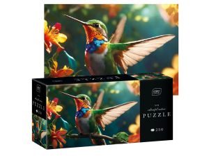 PUZZLE 250 COLOURF NATURE 8 HUMMING BIRD INTERDRUK