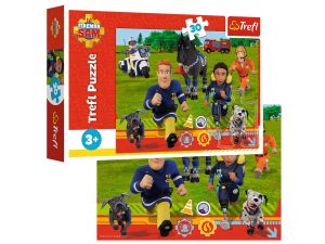 PUZZLE 30 GOTOWI DO POMOCY STRAŻAK SAM TREFL