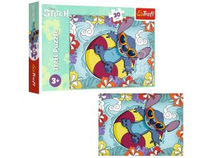 PUZZLE 30 LILO & STITCH NA WAKACJACH TREFL