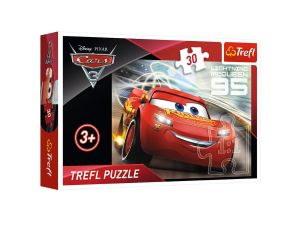 PUZZLE 30 ZYGZAK MCQUEN AUTA 3 DISNEY 18215