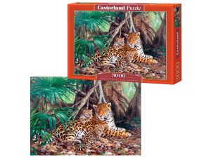 PUZZLE 3000 EL. C-300280-2 JAGUARS IN THE JUNGLE