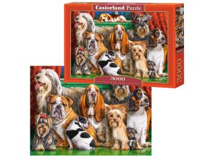 PUZZLE 3000 EL. C-300501-2 DOG CLUB CASTOR