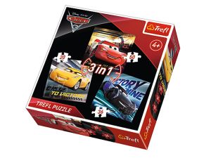 PUZZLE 3W1 AUTA 3 TREFL