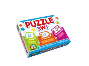 PUZZLE 3W1 GRA EDUKACYJNA MULTIGRA